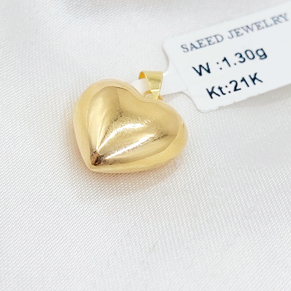 18K تعليقة قلب-مجوهرات الشيخ سعيد-Saeed Jewelry 