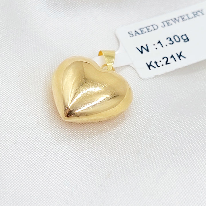 18K تعليقة قلب-مجوهرات الشيخ سعيد-Saeed Jewelry 