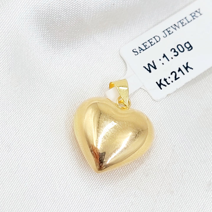 18K تعليقة قلب-مجوهرات الشيخ سعيد-Saeed Jewelry 