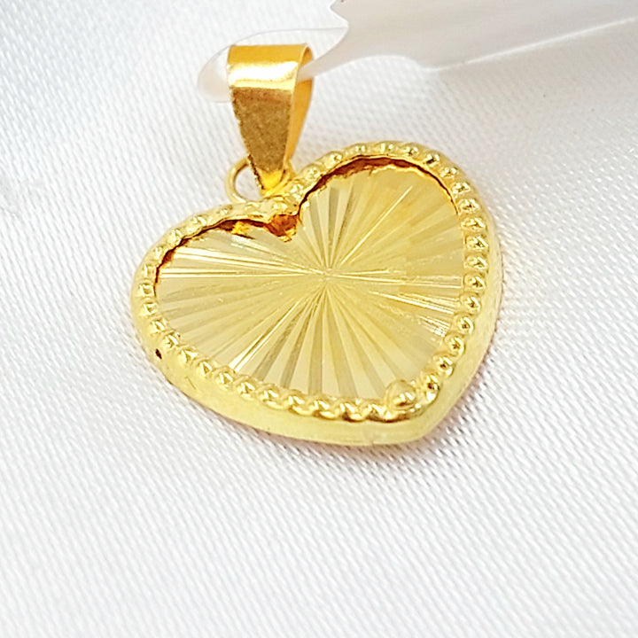 18K تعليقة قلب-مجوهرات الشيخ سعيد-Saeed Jewelry 