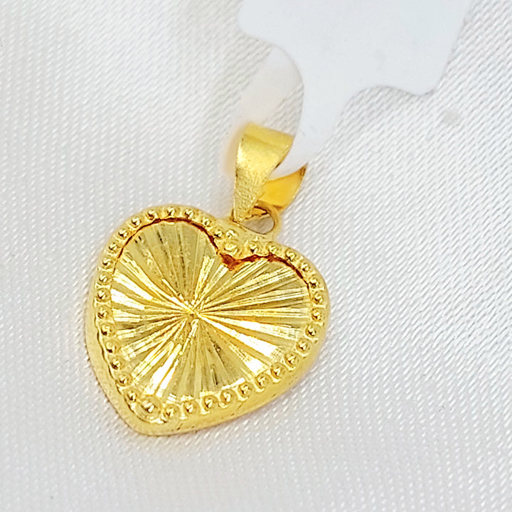18K تعليقة قلب-مجوهرات الشيخ سعيد-Saeed Jewelry 