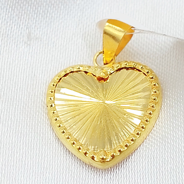 18K تعليقة قلب-مجوهرات الشيخ سعيد-Saeed Jewelry 