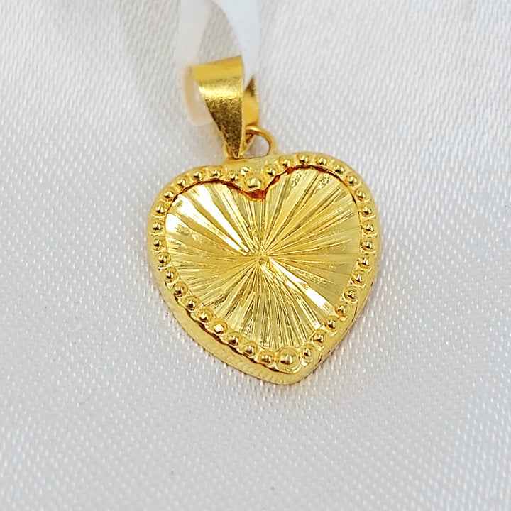 18K تعليقة قلب-مجوهرات الشيخ سعيد-Saeed Jewelry 