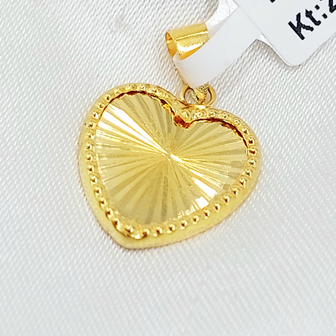 18K تعليقة قلب-مجوهرات الشيخ سعيد-Saeed Jewelry 
