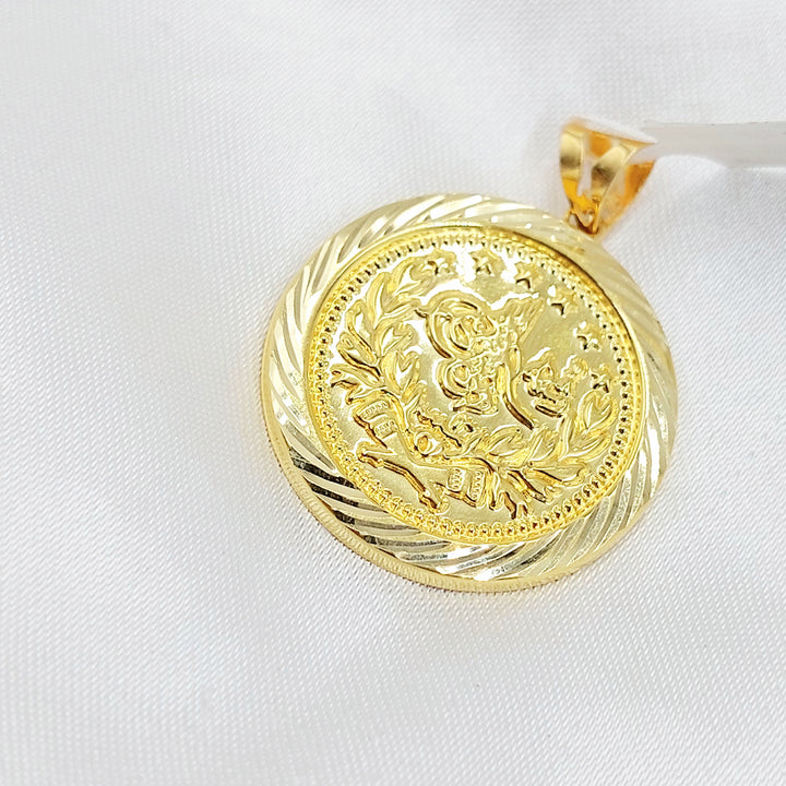 18K تعليقة رشادي قشرة-مجوهرات الشيخ سعيد-Saeed Jewelry 