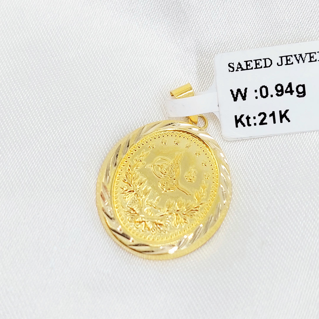 18K تعليقة رشادي قشرة-مجوهرات الشيخ سعيد-Saeed Jewelry 