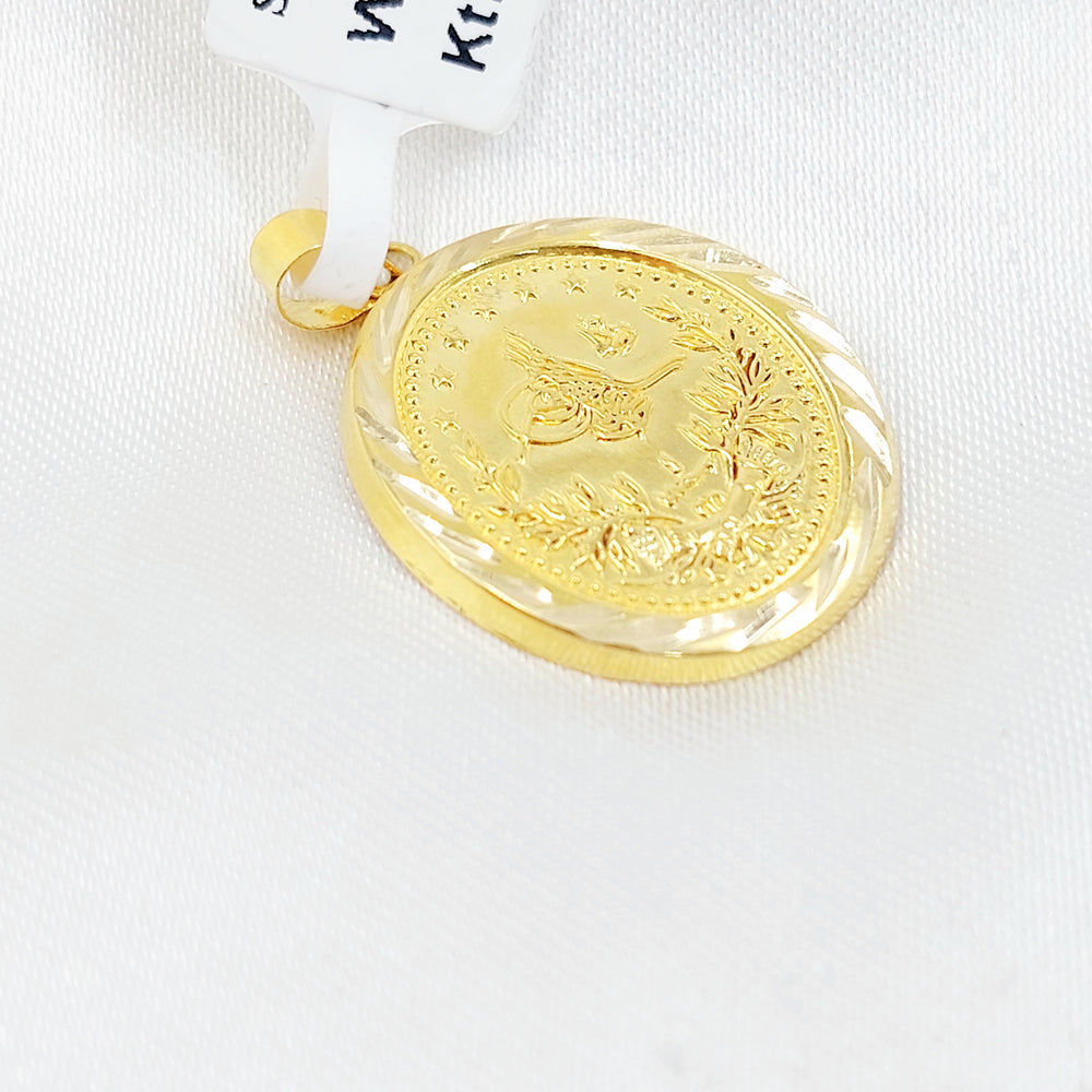 18K تعليقة رشادي قشرة-مجوهرات الشيخ سعيد-Saeed Jewelry 