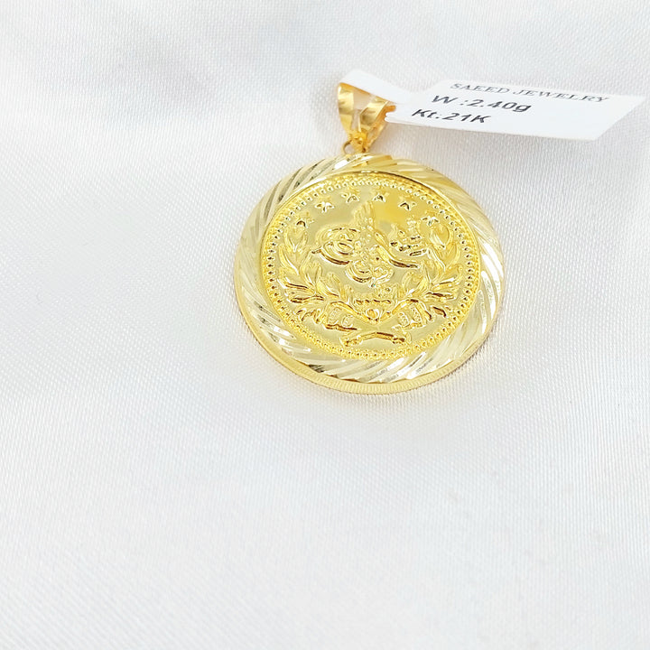 18K تعليقة رشادي قشرة-مجوهرات الشيخ سعيد-Saeed Jewelry 
