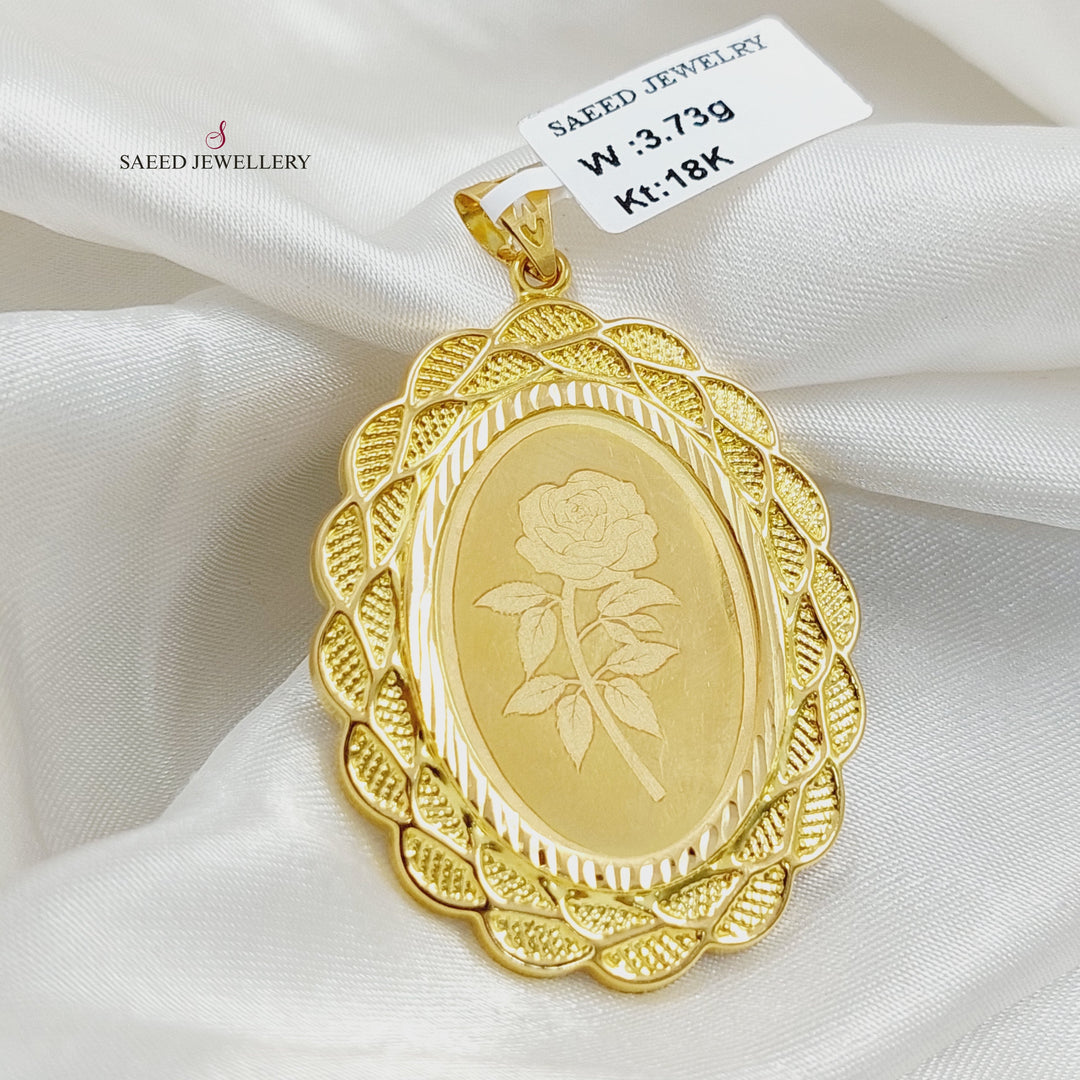 18K تعليقة اونصه-مجوهرات الشيخ سعيد-Saeed Jewelry 
