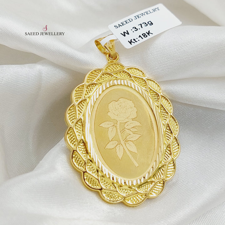 18K تعليقة اونصه-مجوهرات الشيخ سعيد-Saeed Jewelry 