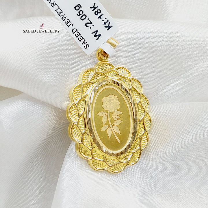 18K تعليقة اونصه-مجوهرات الشيخ سعيد-Saeed Jewelry 