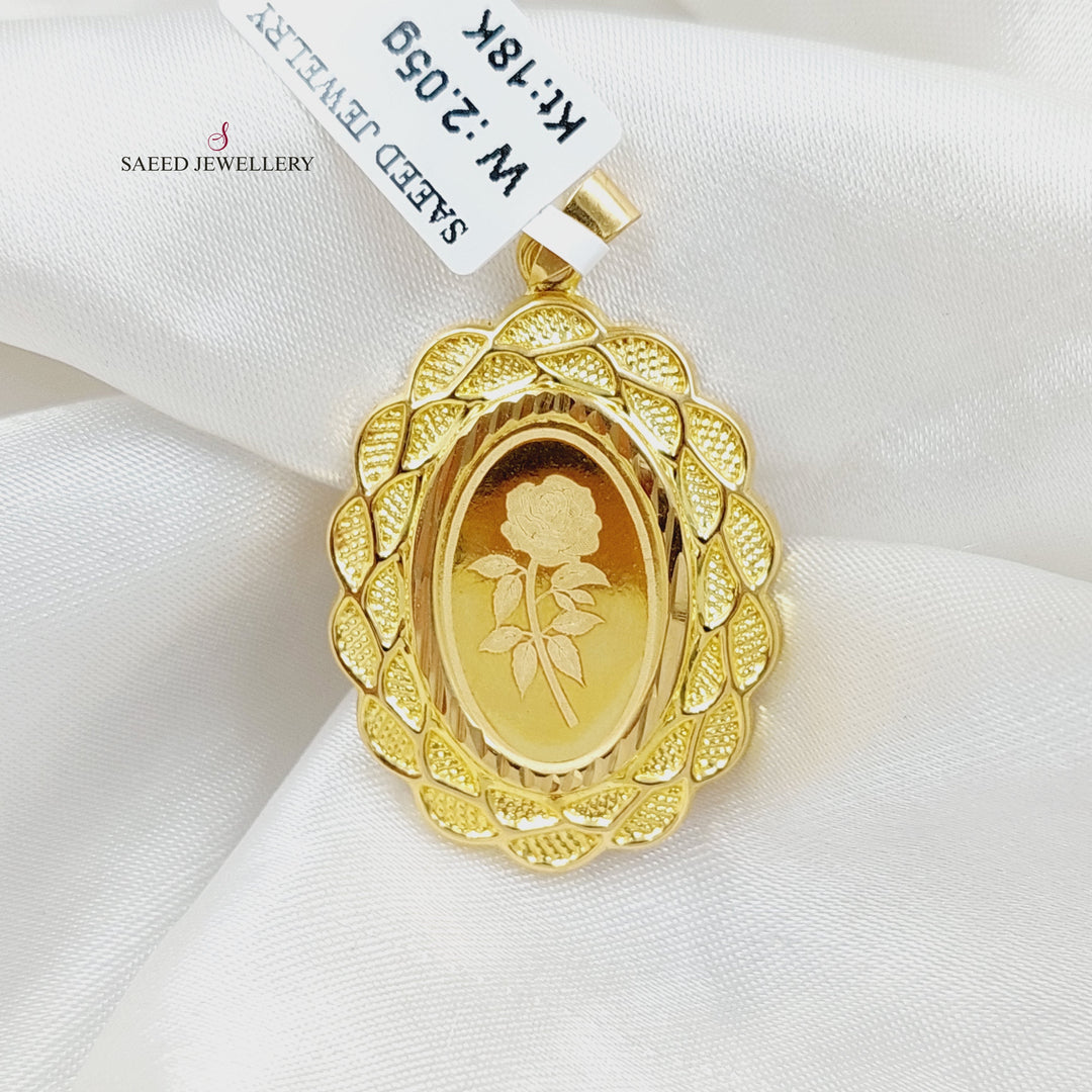 18K تعليقة اونصه-مجوهرات الشيخ سعيد-Saeed Jewelry 