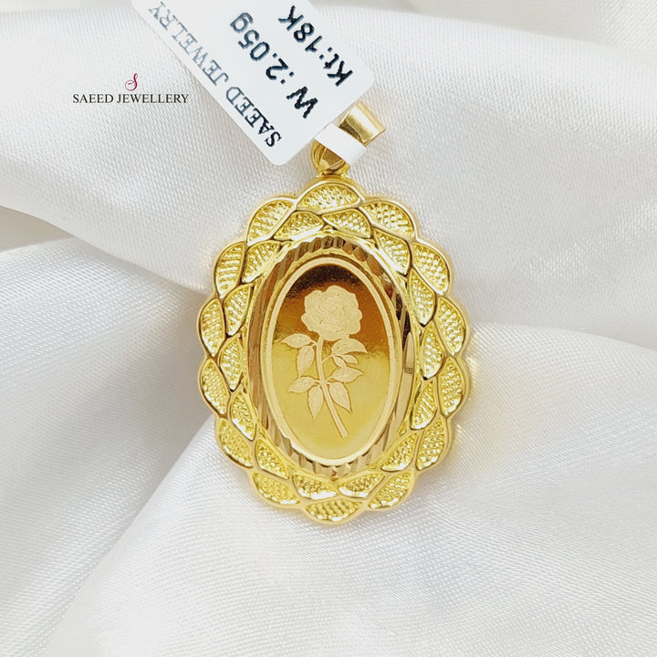 18K تعليقة اونصه-مجوهرات الشيخ سعيد-Saeed Jewelry 