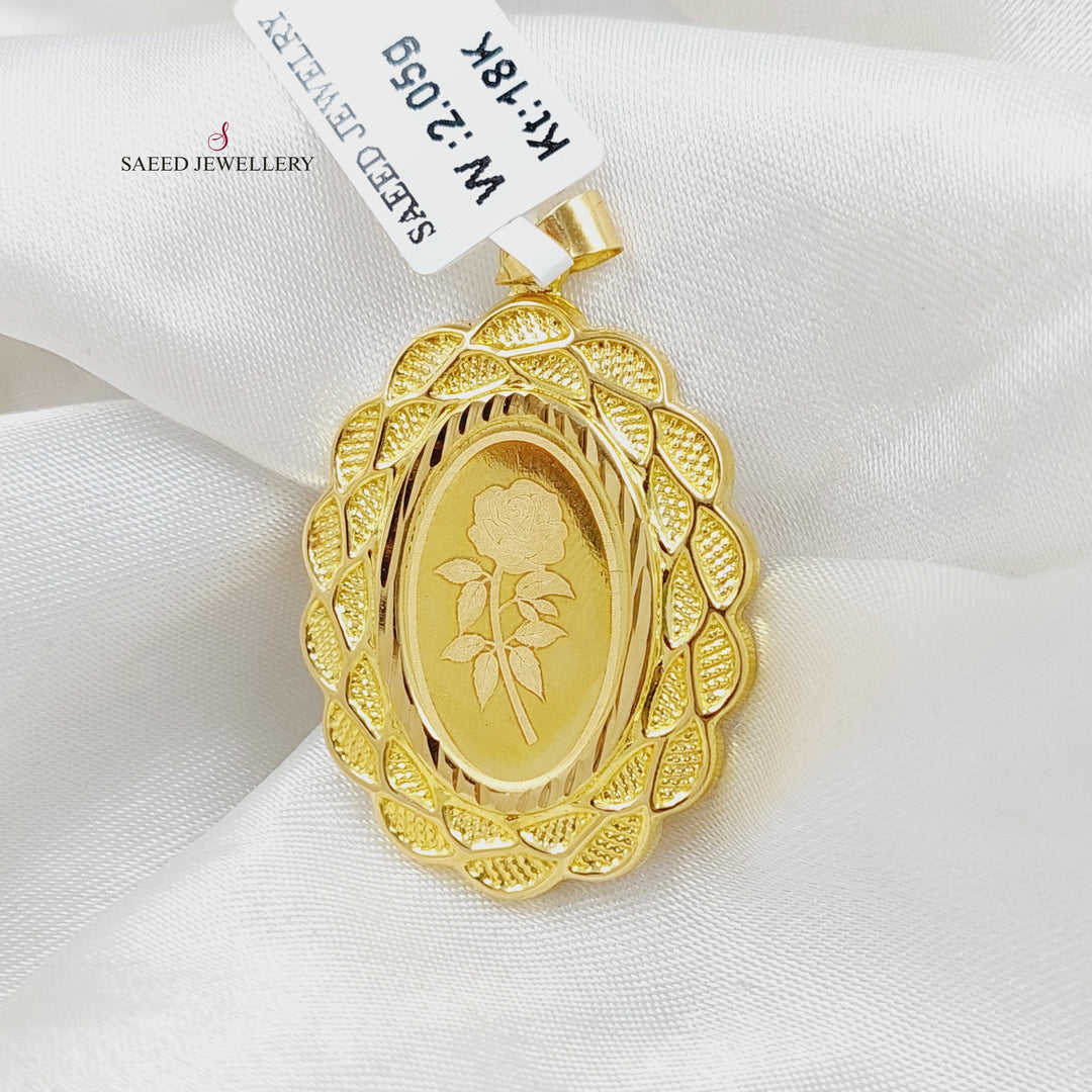 18K تعليقة اونصه-مجوهرات الشيخ سعيد-Saeed Jewelry 