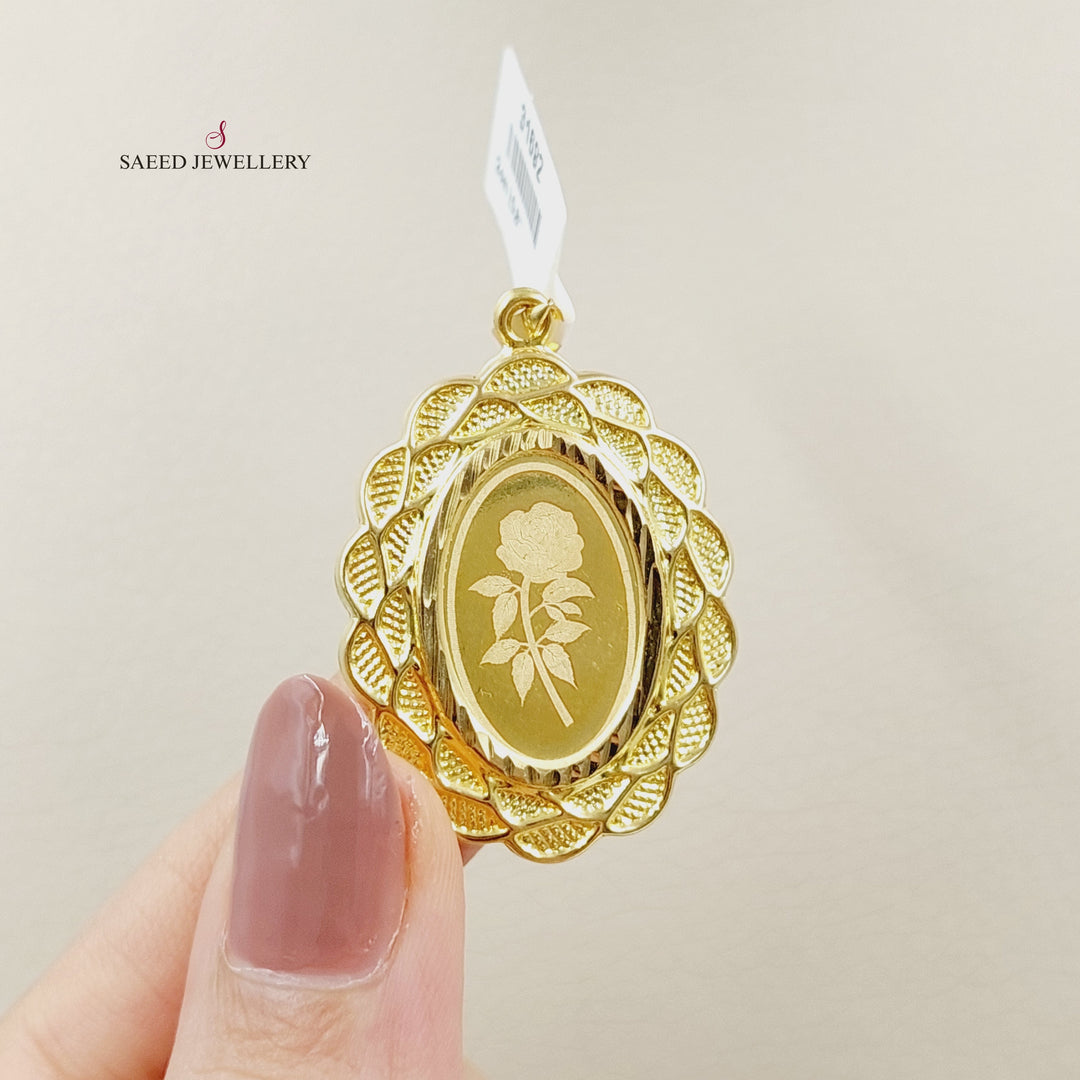 18K تعليقة اونصه-مجوهرات الشيخ سعيد-Saeed Jewelry 