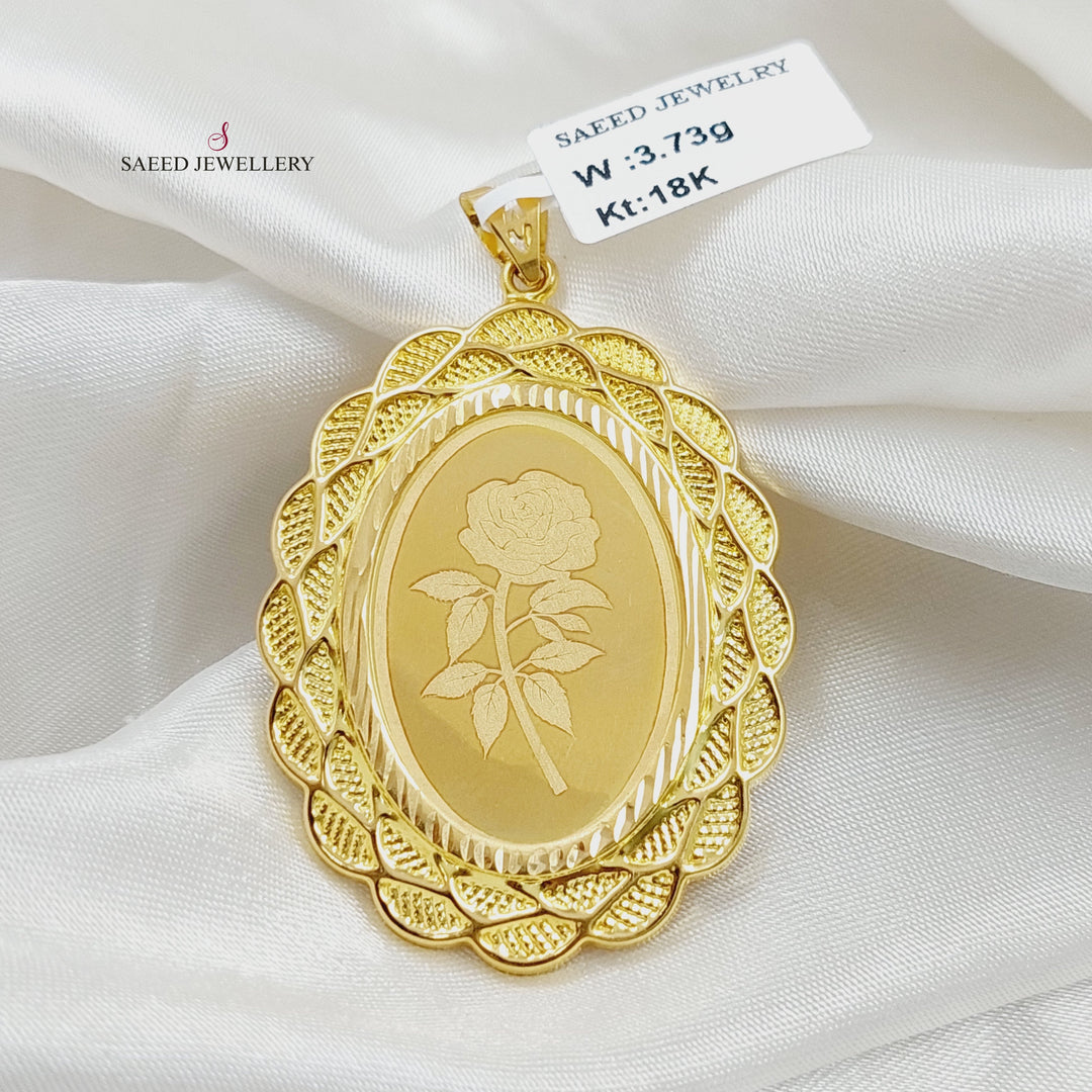 18K تعليقة اونصه-مجوهرات الشيخ سعيد-Saeed Jewelry 