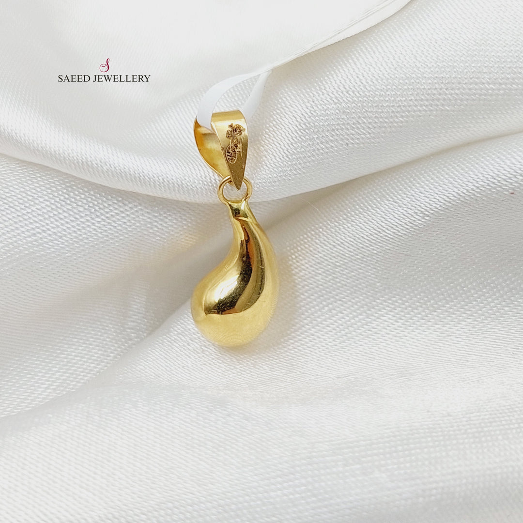 18K تعليقة دمعة-مجوهرات الشيخ سعيد-Saeed Jewelry 