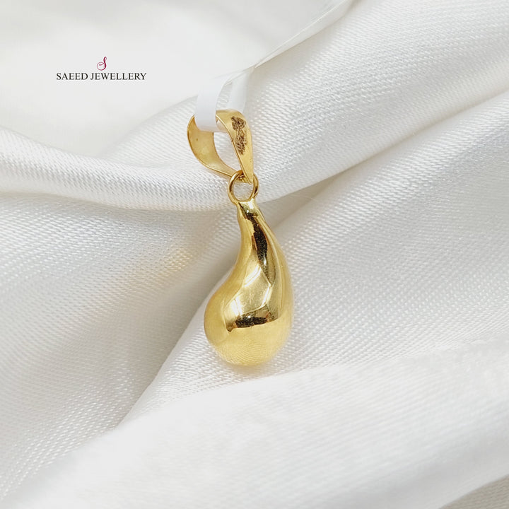 18K تعليقة دمعة-مجوهرات الشيخ سعيد-Saeed Jewelry 