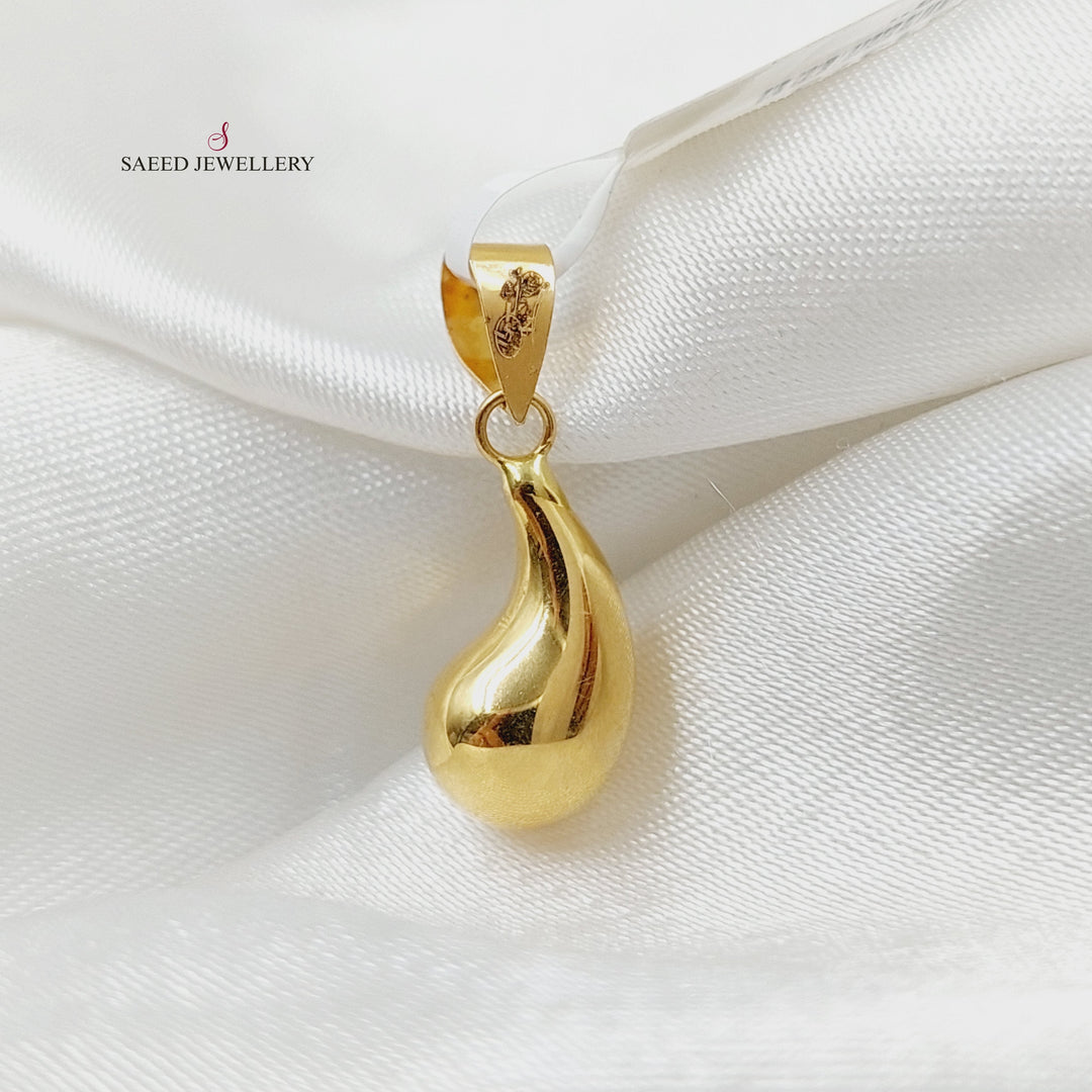 18K تعليقة دمعة-مجوهرات الشيخ سعيد-Saeed Jewelry 