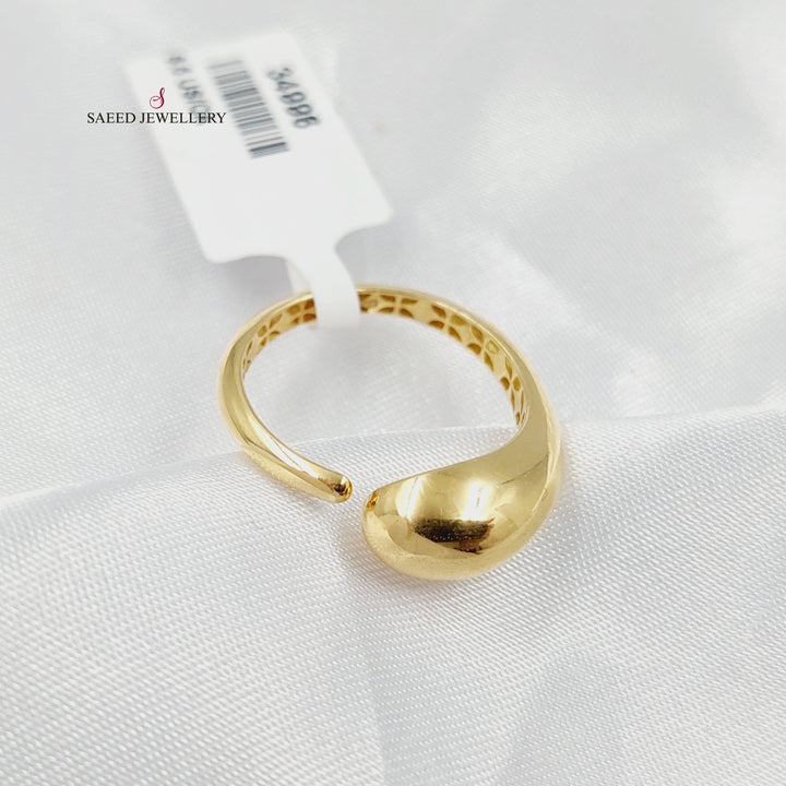 18K خاتم لوزة-مجوهرات الشيخ سعيد-Saeed Jewelry 