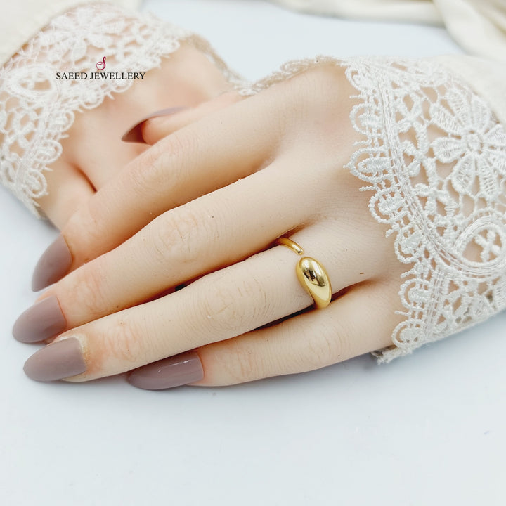 18K خاتم لوزة-مجوهرات الشيخ سعيد-Saeed Jewelry 