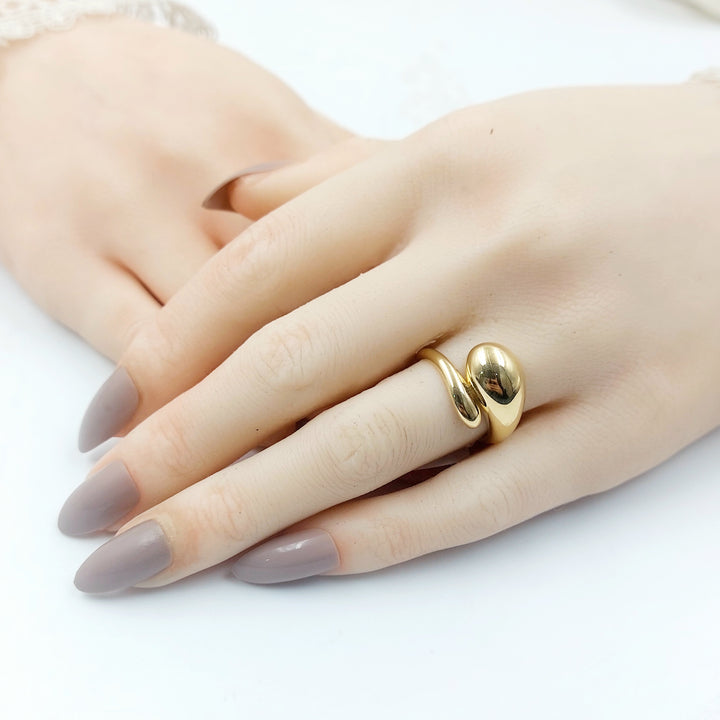 18K خاتم لوزة-مجوهرات الشيخ سعيد-Saeed Jewelry 