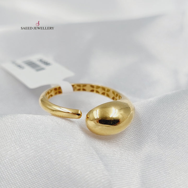 18K خاتم لوزة-مجوهرات الشيخ سعيد-Saeed Jewelry 