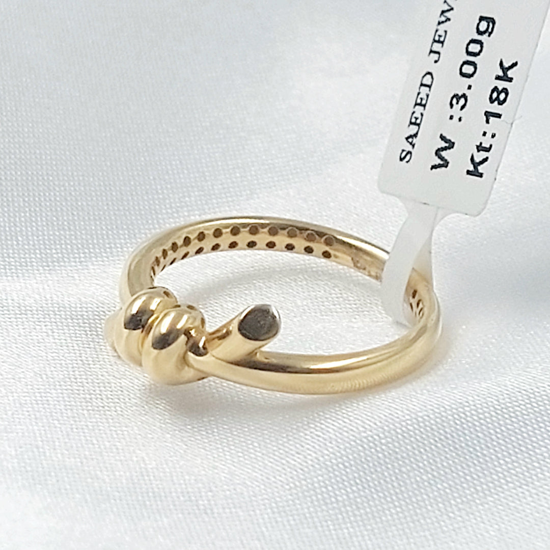 18K خاتم اكسترا-مجوهرات الشيخ سعيد-Saeed Jewelry 