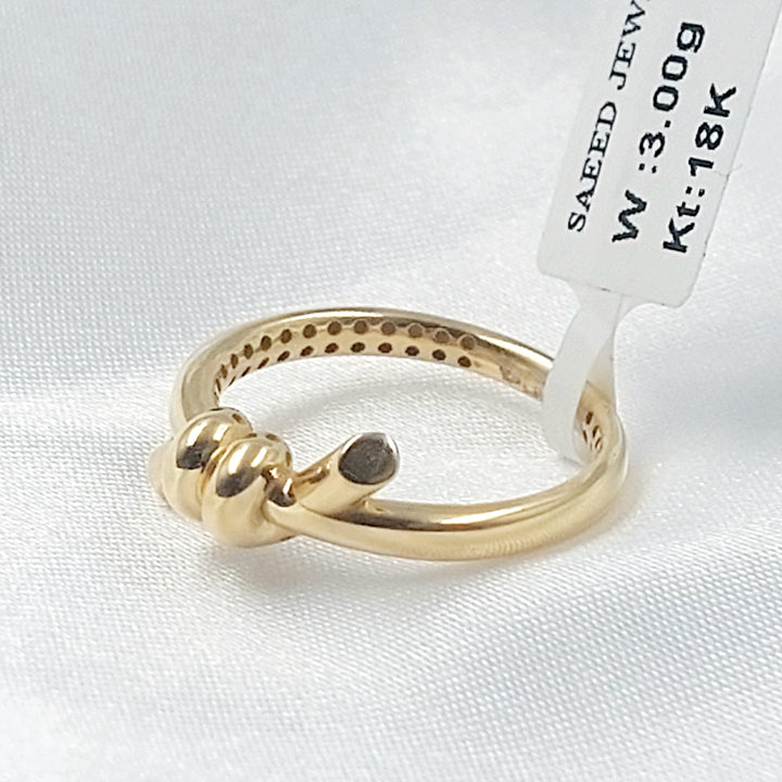 18K خاتم اكسترا-مجوهرات الشيخ سعيد-Saeed Jewelry 