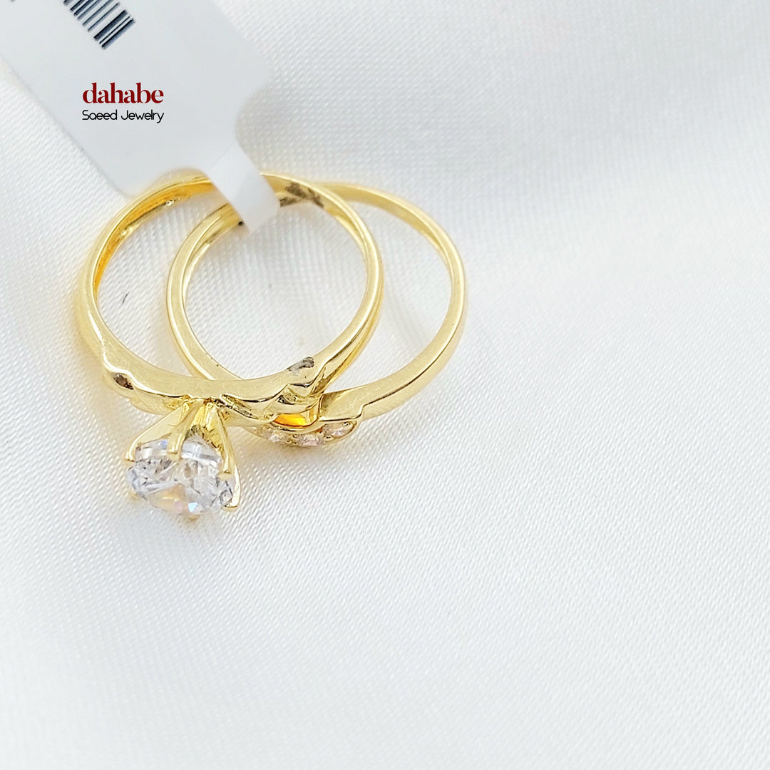 18K ذبلة تونز مرصع-مجوهرات الشيخ سعيد-Saeed Jewelry 