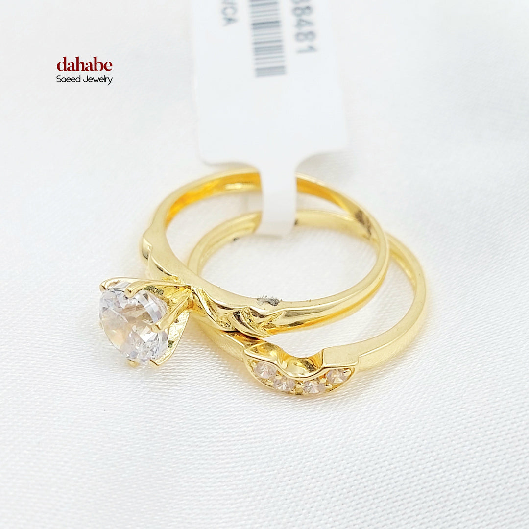 18K ذبلة تونز مرصع-مجوهرات الشيخ سعيد-Saeed Jewelry 