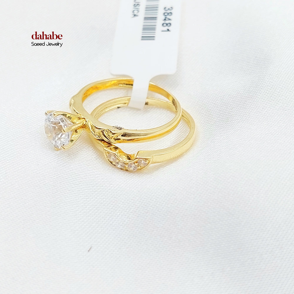 18K ذبلة تونز مرصع-مجوهرات الشيخ سعيد-Saeed Jewelry 