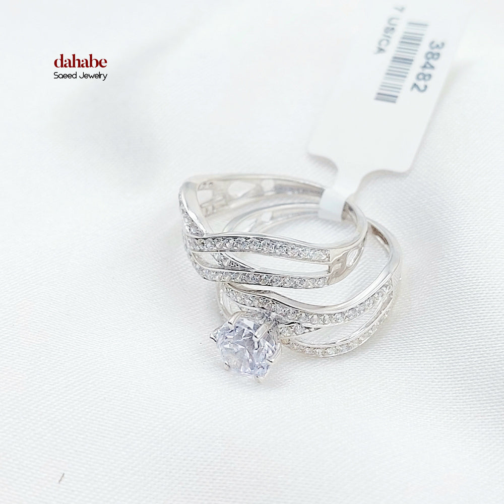 18K ذبلة تونز مرصع-مجوهرات الشيخ سعيد-Saeed Jewelry 
