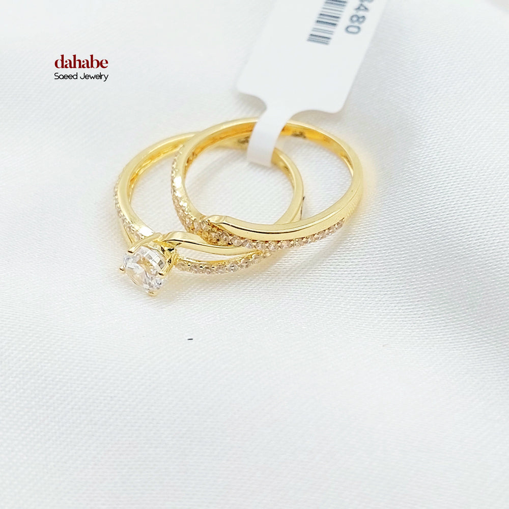 18K ذبلة تونز مرصع-مجوهرات الشيخ سعيد-Saeed Jewelry 
