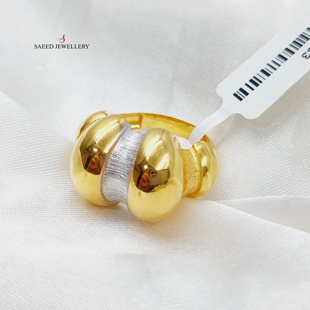 Luxury Turkish Ring Made Of 21K Colored Gold by Saeed Jewelry-27683