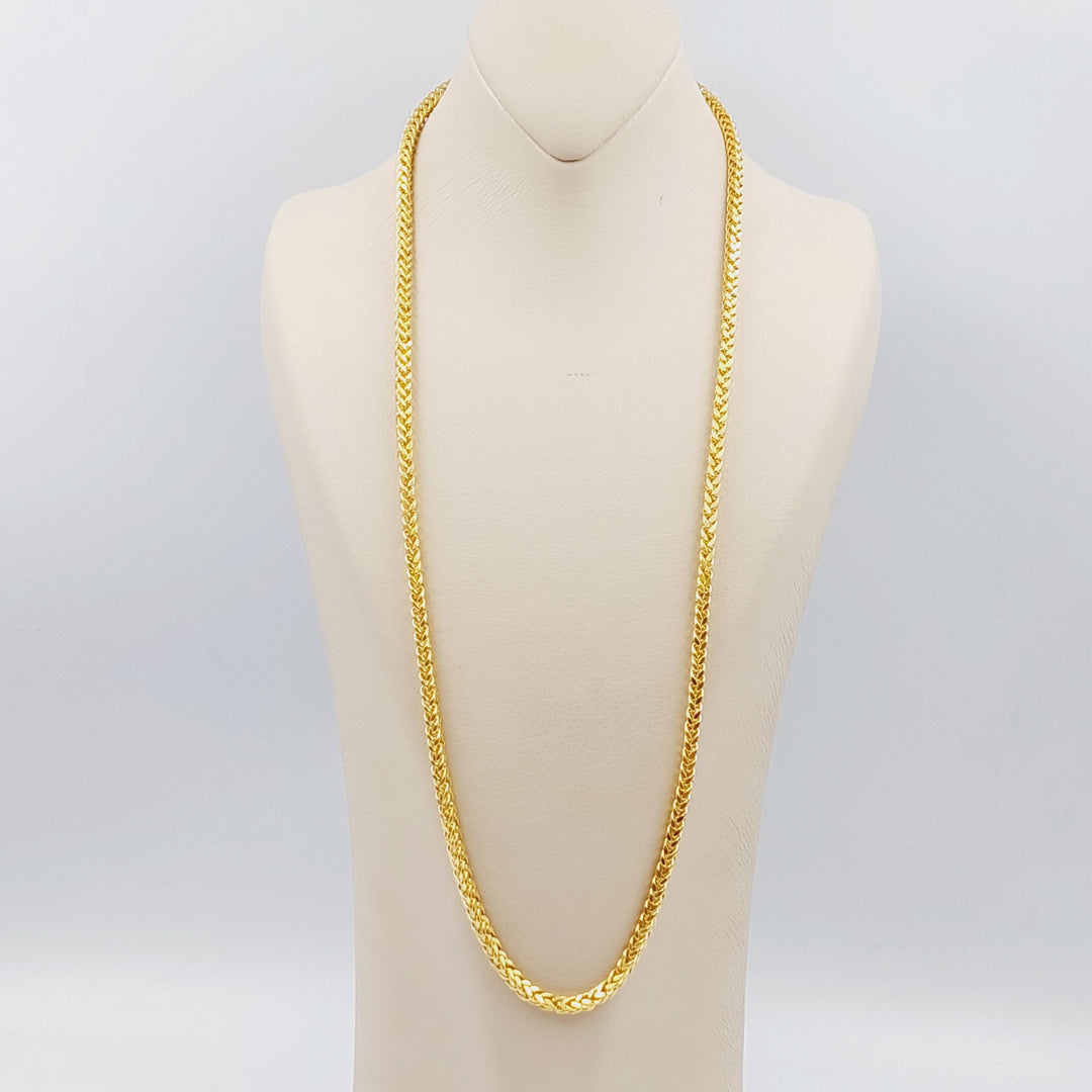 21K 70cm Spiga Chain Bold Made of 21K Yellow Gold by Saeed Jewelry-22127