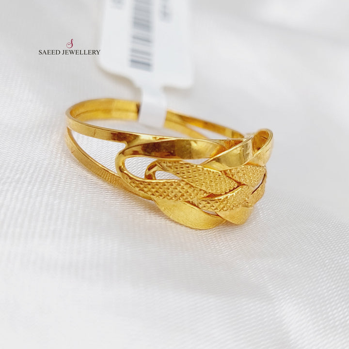 21K Gold AnkleticTaft Ring by Saeed Jewelry - Image 3