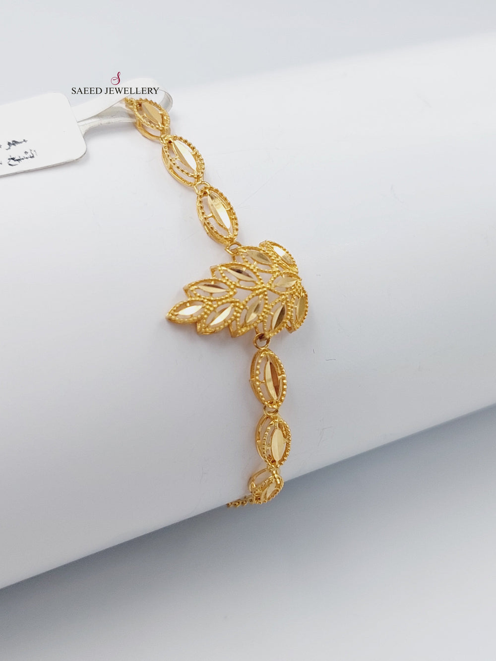 21K Gold Bahraini Bracelet by Saeed Jewelry - Image 2