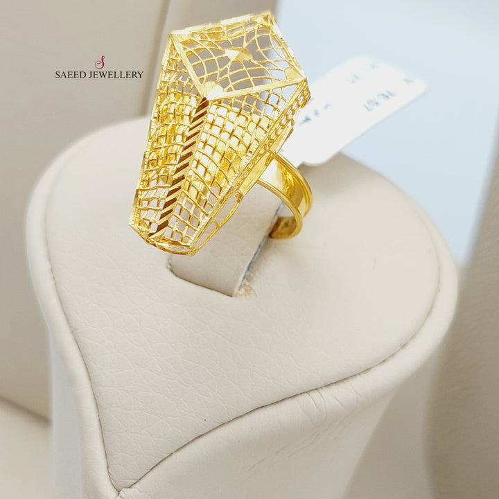 21K Bahraini Set Made of 21K Yellow Gold by Saeed Jewelry-13365