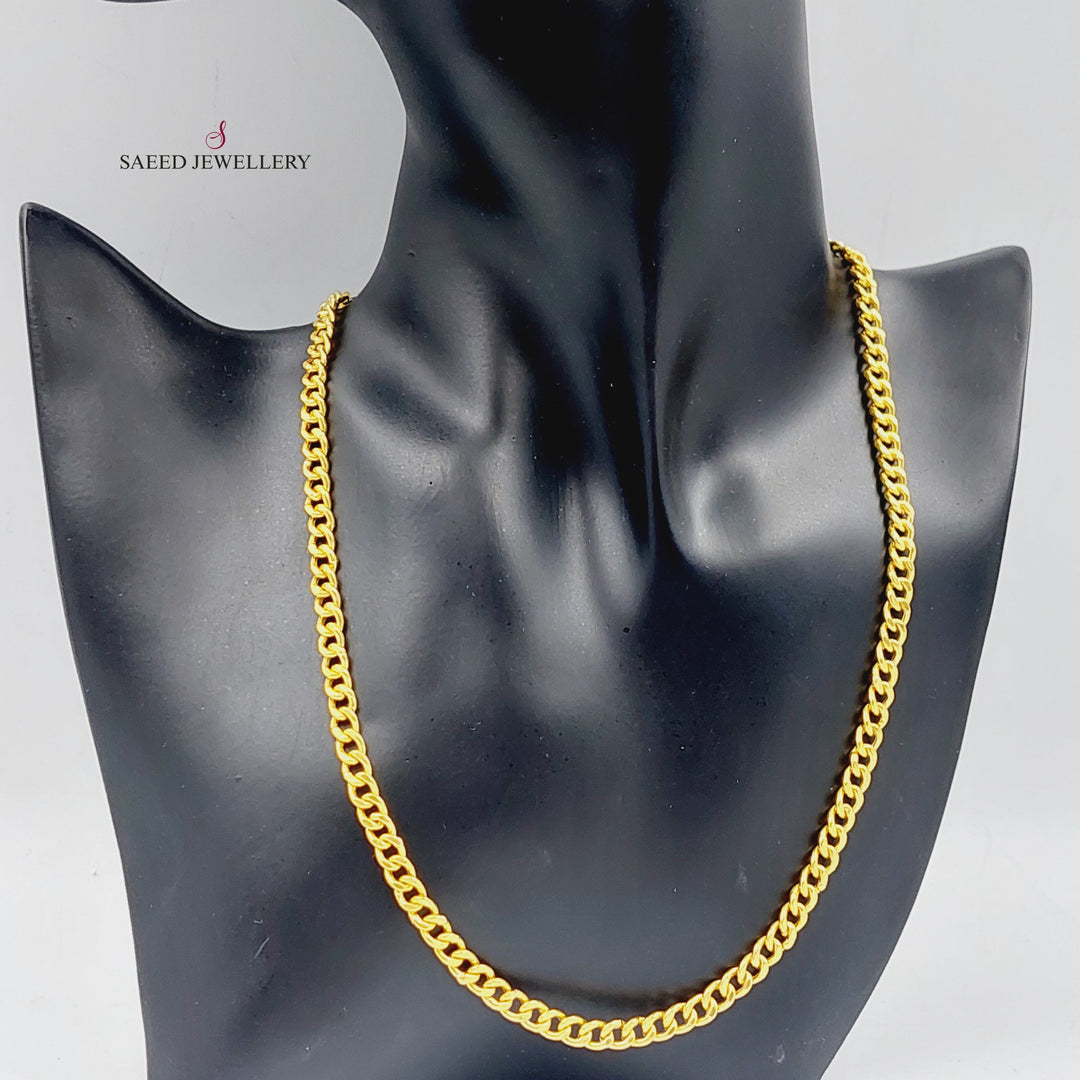 21K Chain Necklace Made of 21K Yellow Gold by Saeed Jewelry-25737