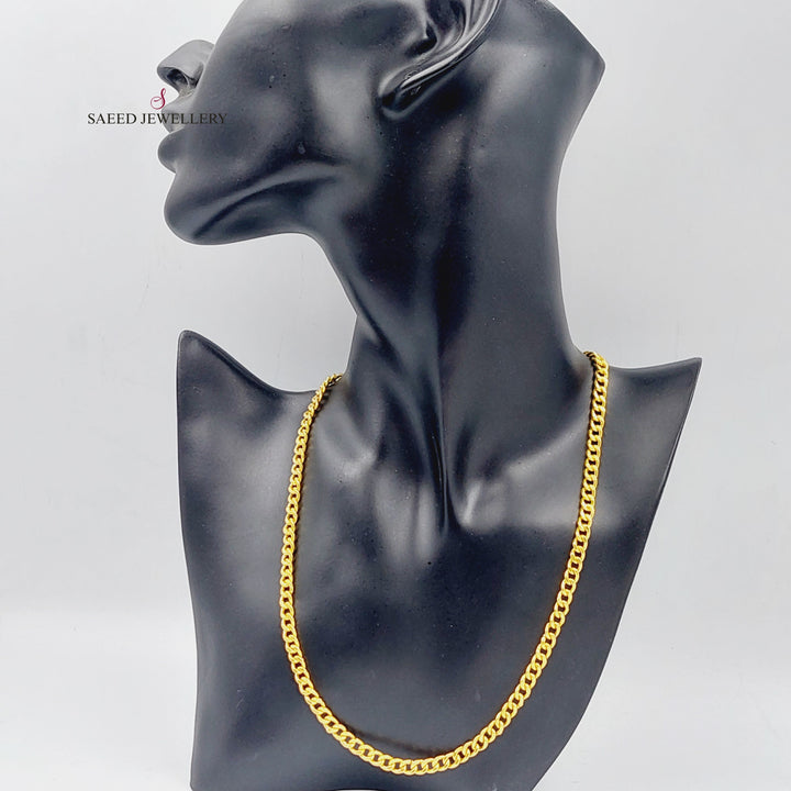 21K Chain Necklace Made of 21K Yellow Gold by Saeed Jewelry-25737