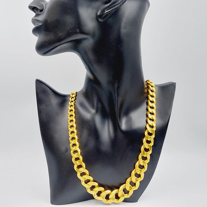 21K Chain Necklace Made of 21K Yellow Gold by Saeed Jewelry-26446