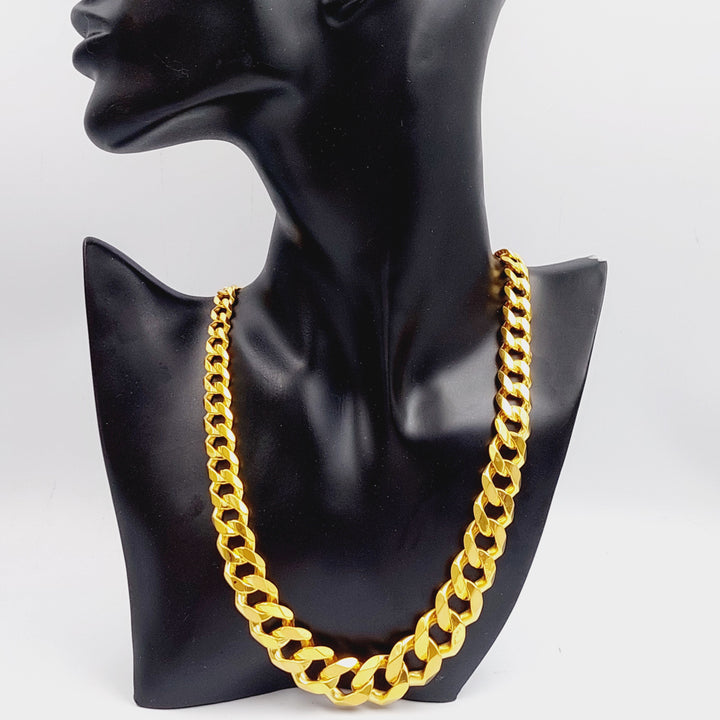 21K Chain Necklace Made of 21K Yellow Gold by Saeed Jewelry-26446