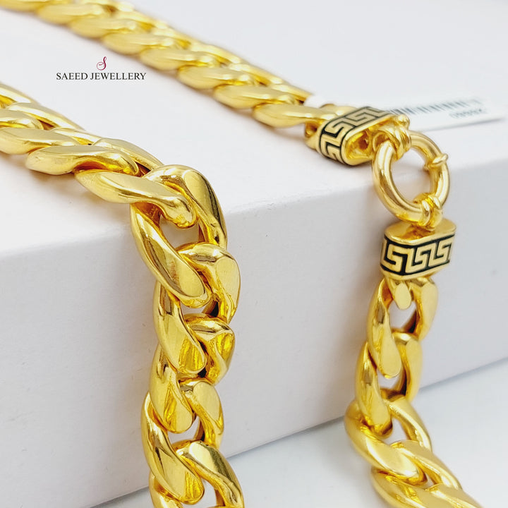 21K Chain Necklace Made of 21K Yellow Gold by Saeed Jewelry-26660