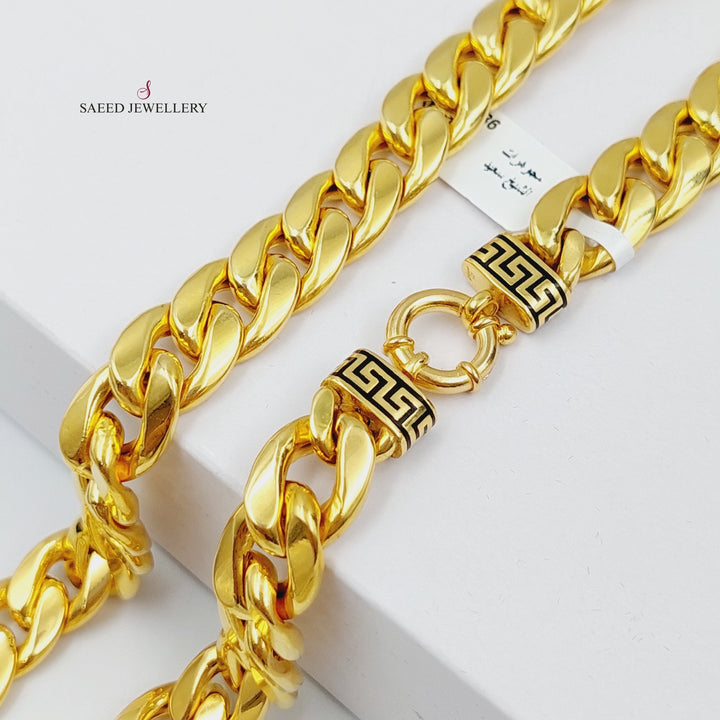 21K Chain Necklace Made of 21K Yellow Gold by Saeed Jewelry-26660