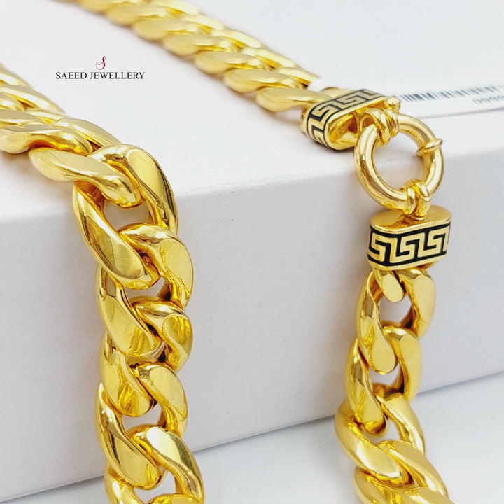 21K Chain Necklace Made of 21K Yellow Gold by Saeed Jewelry-26660