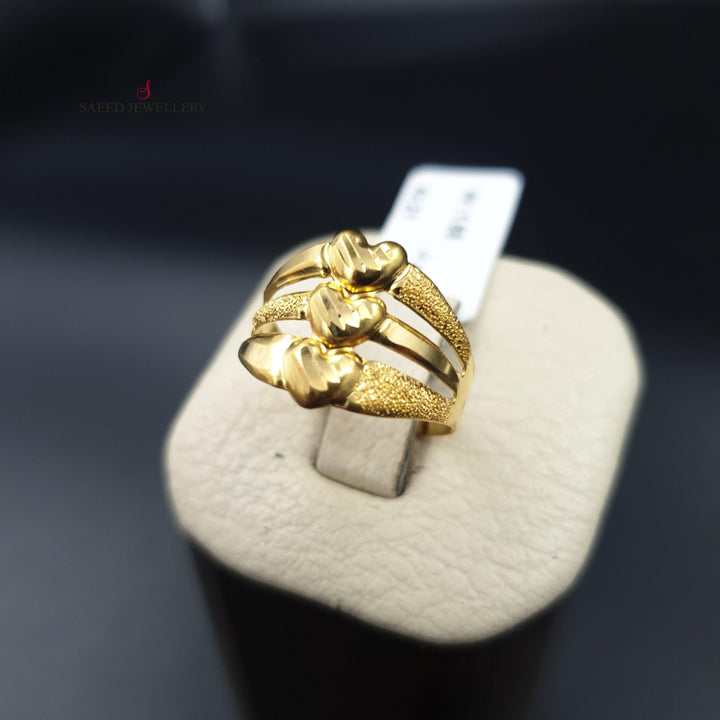 21K Gold Classic Ring by Saeed Jewelry - Image 10