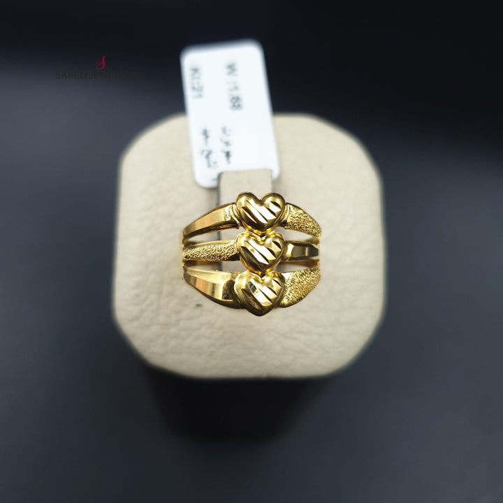 21K Gold Classic Ring by Saeed Jewelry - Image 14