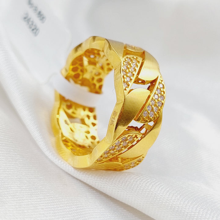 21K Gold Classic Ring by Saeed Jewelry - Image 6