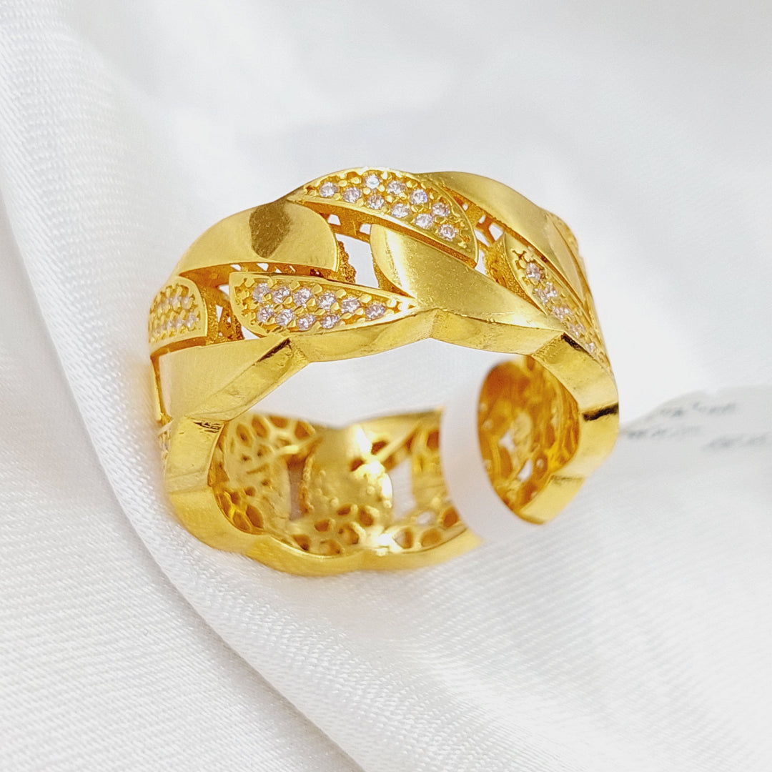 21K Gold Classic Ring by Saeed Jewelry - Image 8